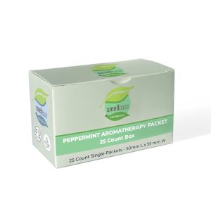 Peppermint Aromatherapy Packet 25 Count Box - 10 Pack